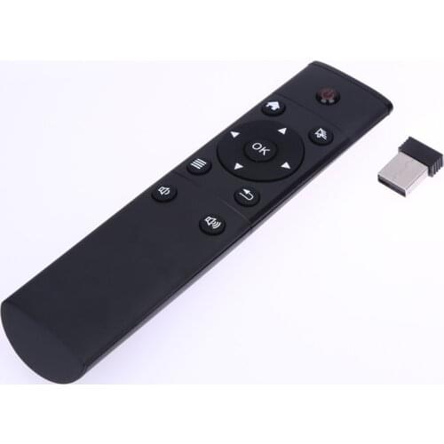 Black Universal FM4 2.4GHz Wireless Remote Control With USB Receiver Replacement For Computer TV Projector for Smart TV