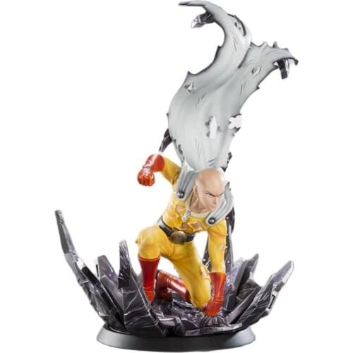 24.5cm Anime Figure Punch Man Figure Toy Saitama Sensei DXF Hero PVC Action Figure Model Doll Collect Figure Kids Children Gift