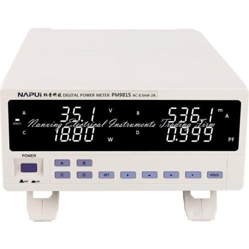 Fast arrival NEW BRAND PM9815 TRMS Voltage Current Frequency Standby Low Power Meter Test Alarm 0.01W-600W