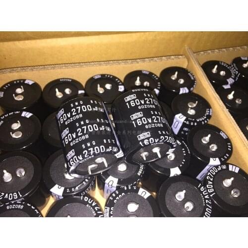 2PCS NEW NIPPON SMQ 160V2700UF 35X40MM Amplifier Electrolytic capacitor CHEMI-CON 2700UF 160V 85 degrees NCC 2700uf/160v