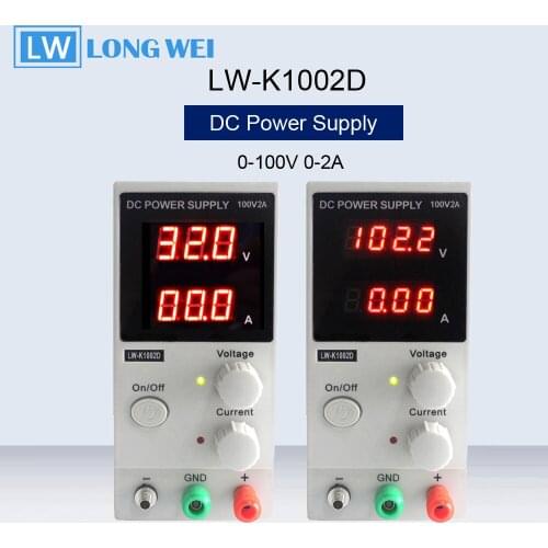LW-K1002D 100V2A Digital Display Adjustable DC Power Supply Voltage Regulator Phone Repair Rework Laboratory Power Supply