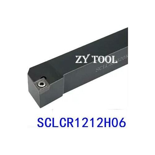 SCLCR1212H06 12*12mm Metal Lathe Cutting Tools Lathe Machine CNC Turning Tools External Turning Tool Holder S-Type SCLCR/L