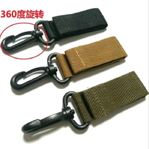 Multifunctional buckle360 degree swivel buckle MOLLE buckle EDC key chain outdoor