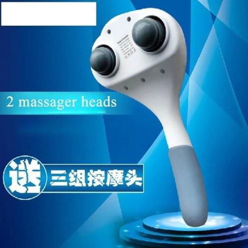 2014 new design hand Held massager electric vibration massager body relax muscle therape massager with 6 pcs head free shipping