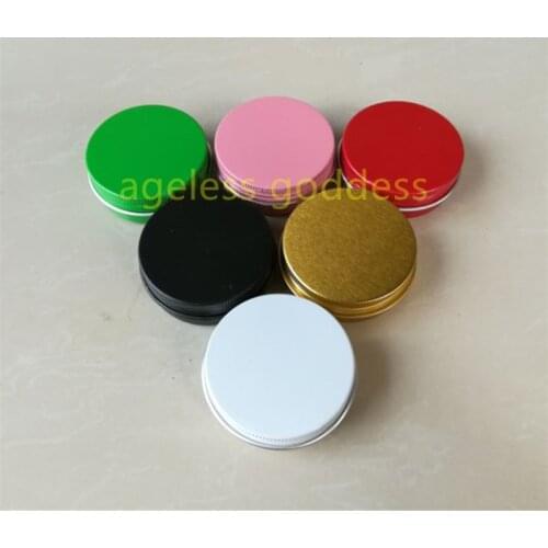 Wholesale 10/15/20g Aluminum Tins Metal Containers Lip Balm Container Empty gold/white/black Cans Cream Pot Box Makeup Bottle