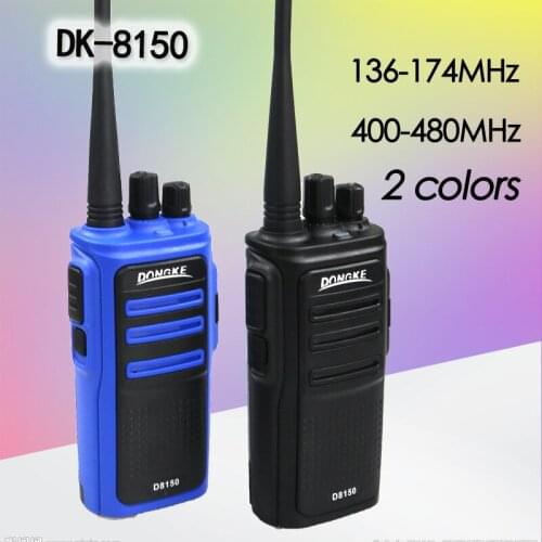 DONGKE Handheld Walkie Talkie Portable Radio 8W High Power UHF Walkie-Talkie Two Way Ham Radio Communicator HF Transceiver
