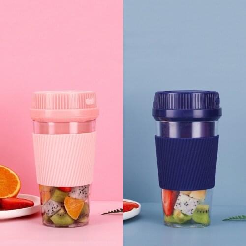 Xiaomi Portable Juicer Cup Fast Milk Shake Breakfast Cup Girl Green Apple Pulp Electric Lightweight 350ml