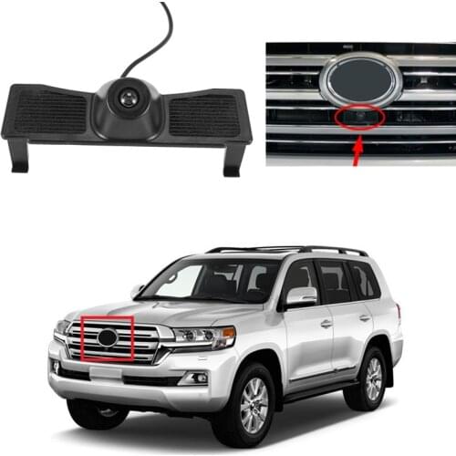 Novel-AHD CCD Car Front View Camera for Toyota LAND CRUISER 2016-2018 Parking Camera Night Vision Waterproof