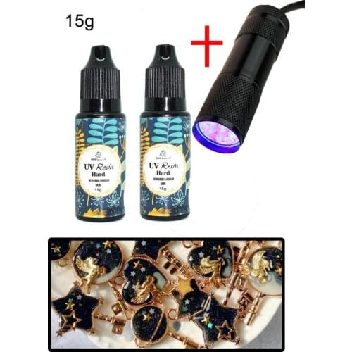 Hard uv resin Wholesale 3 Size DIY Fast Curing UV Clear Hard Resin For Making Jewelry Handicrafts epoxy resin