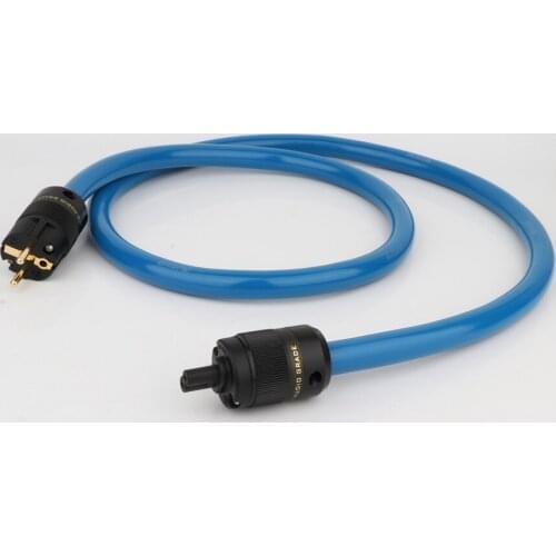 SPX-28 Silver Plated Power Cord EU Power Line Splay Tail Plug US Hifi Power Cable