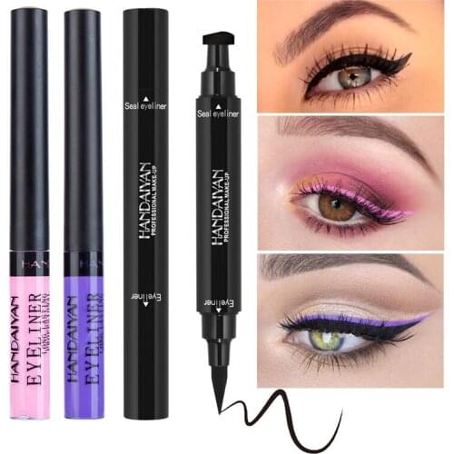 Waterproof Eyeliner Pencil Double-ended Long Lasting Eye Liner Pencil Pen Makeup Quick Dry Eye Pencil Cosmetic Beauty Eyeshadow