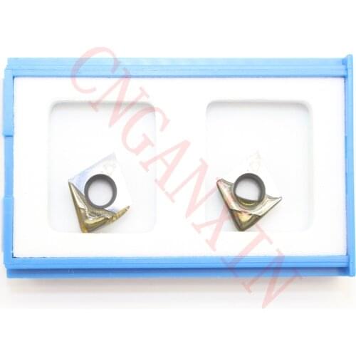 High-precision 2pcs NEW PCD CCGW09T301-PCD Diamond CNC blade insert