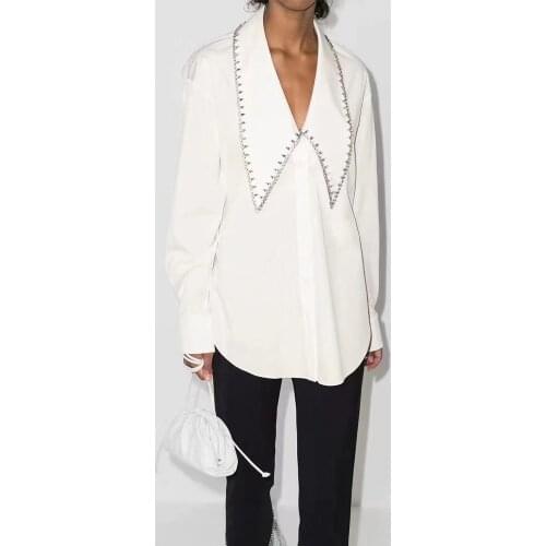 DEIVE TEGER New Womens Casual V Neck Long Sleeve Slim House Of Cb Diamonds Single Breasted Jacket Elegant Party Club Women Wear