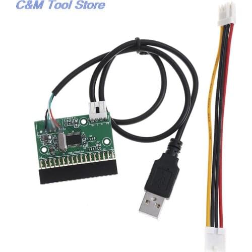 1.44MB 3.5" floppy drive connector 34 PIN 34P to USB cable adapter PCB board