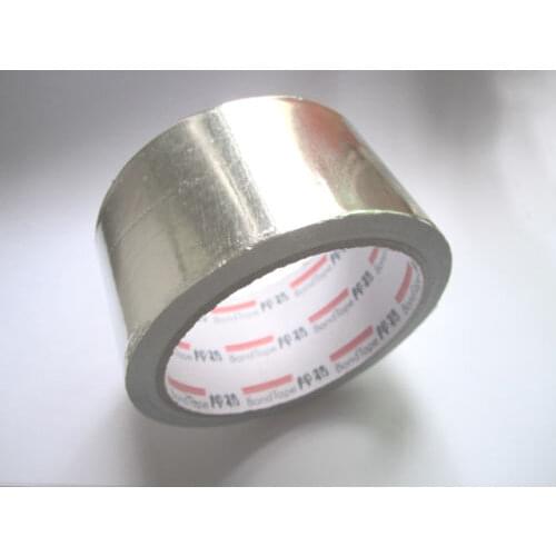 10 PCS/Lot 48mm x 20m Roll Aluminium Foil Adhesive Sealing tape Heating Ventilation Duct Free Shipping