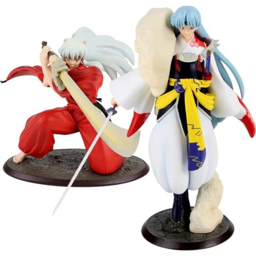 2 style Inuyasha Sesshoumaru Inuyasha Yasha Figure PVC Collection Doll Anime Action Figures Model Toys