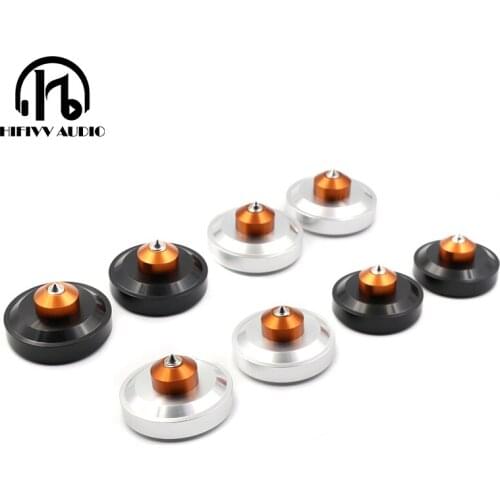 Aluminum chassis feet amplifier Feet speaker Machine Mats Pads 4PCS Diameter 39mm *26mm Power amplifier feet