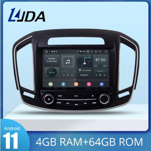 LJDA Android 10 Car DVD Player For Opel Vauxhall Holden Insignia 2014-2017 GPS 1Din Car Radio Multimedia WIFI Stereo 4G+64G DSP