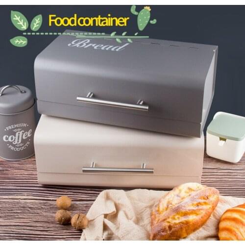 Large food storage container bread box kitchen storage container pantry storage containers cereal dispenser rice container