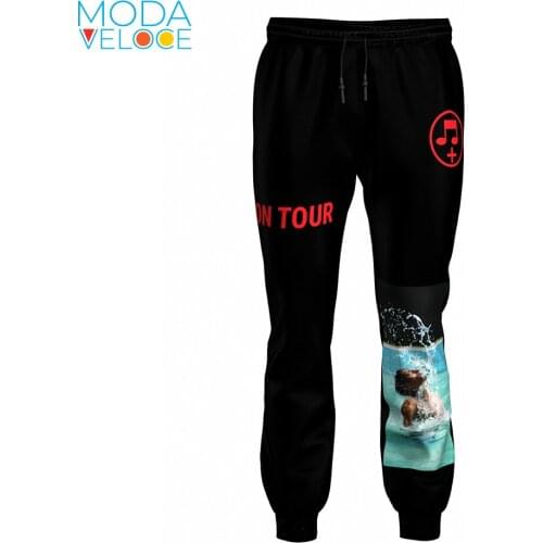 West 3D Print New Jogging Pants Men Sport Sweatpants Running Pants Joggers Cotton Trackpants Slim Fit Pants