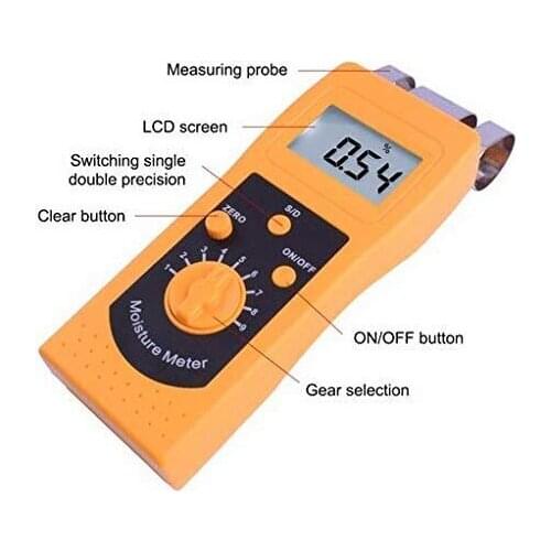 DM200T 0~50% Textile moisture meter for Cotton Clothes