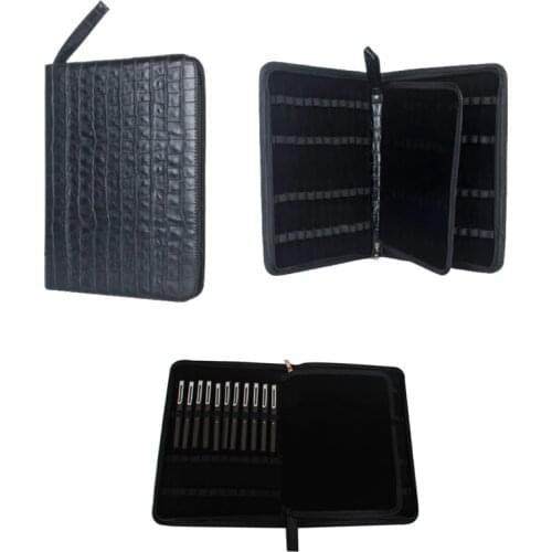 PU Leather School Pencil Case 48 Holes Large Capacity Colored Pencil Bag Box Multi-functional Pencilcase For Art Supplies Gift