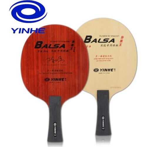 Yinhe T9 PRO Variant King Balsa Carbon With Long Pips-out Rubber for chopping table tennis pingpong blade