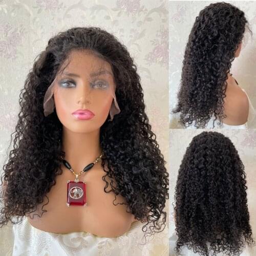 Bouncy Curl 13X4 Lace Frontal Wig 150% 180% Heavy Density Perruque Cheveux Curly Hair Products Natural Hair Brazilian Curl 13X6