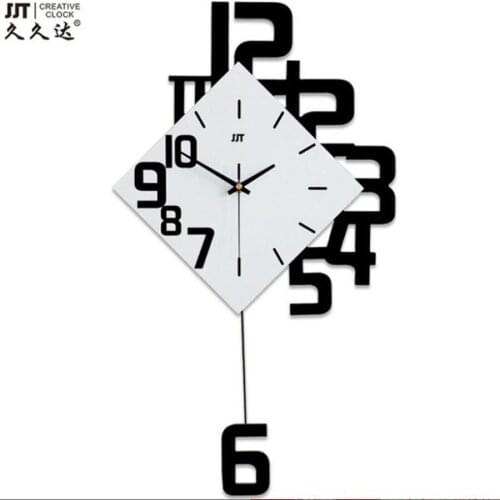 Wall Clock Modern Design Home Fashion Living Room Luxury Creative Watches Simple Nordic Style Mute Wall Clocks Art Home Decor