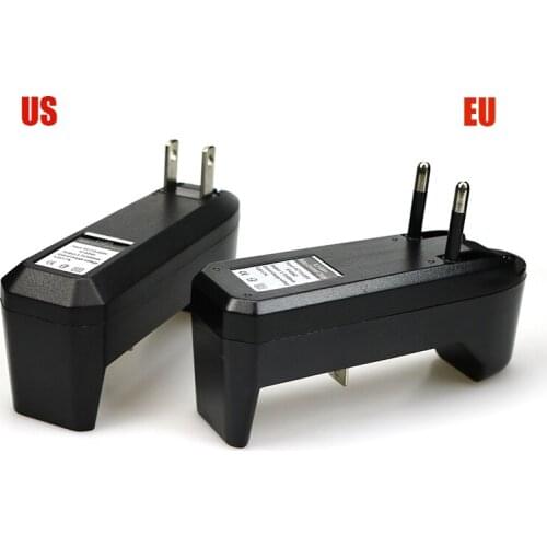 Newest Portable EU Universal battery charger For 3.7V 18650 16340 Li-ion Rechargeable Battery Hot Single slot full Charger