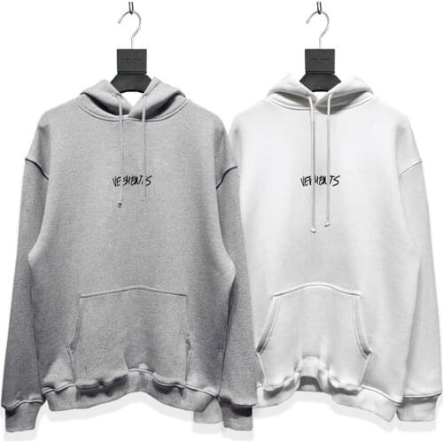 VETEMENTS High street new VTM vehicles sweater OS loose casual hip anti war series hoodies for men and women