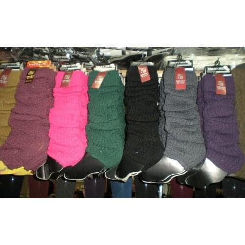 Plain Candy color warm Knitted Leg Warmers Neon Color 24 pairs/lot 12 colors #3411