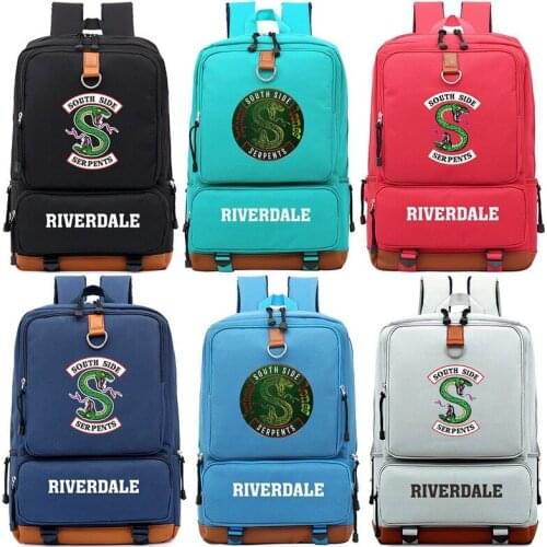 New South Side Serpents Snake Boy Girl Children School bag Women Bagpack Teenagers Schoolbags Canvas Men Student Backpack