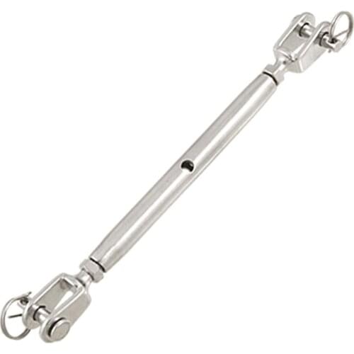 KSOL 304 Stainless Steel Rigging Screw Closed Body Jaw Jaw Turnbuckle 7/32" Thread