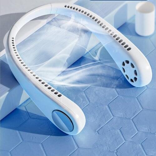 Hanging neck one three generations four generations leafless hanging neck sports small fan lazy wear outdoor fan