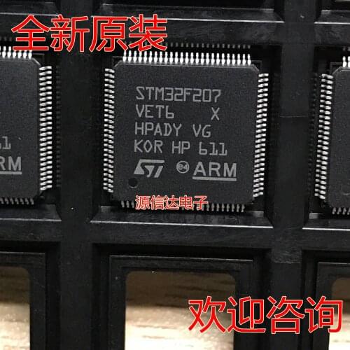5PCS STM32F207VET6 Ethernet MAC chip ARM32-bit microcontroller LQFP100 original