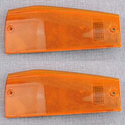 Car 1 Pair Side Marker Light Corner Turn Signal Lamp Reflector Fit For Jeep Cherokee XJ MJ Wagoneer CH2550113 CH2551113
