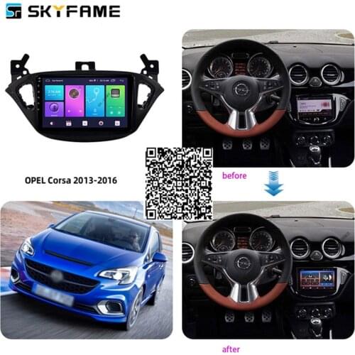 SKYFAME Car Accessories Radio Stereo For Opel Corsa E (X15) 2013-2016 Android Multimedia System DSP GPS Navigation Player