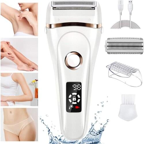 Epilator Electric Shaver women Depilator Rechargeable Razor Hair Removal trimmer epilator for face bikini body underarm Shaving