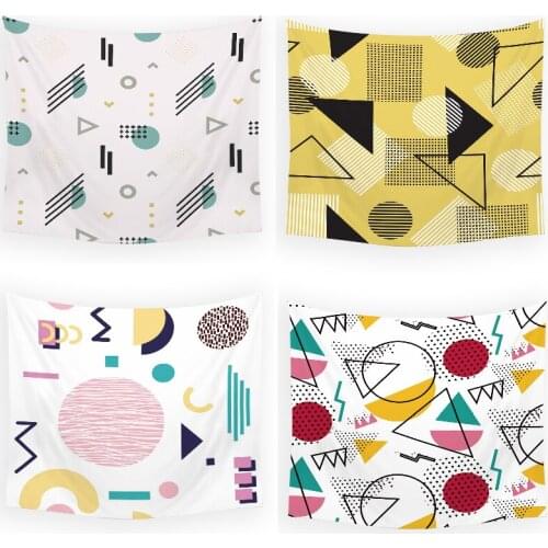 Geometric striped pattern tapestry trippy mandala tapestry farmhouse home decor wall tapestry room decor aesthetic Room decor