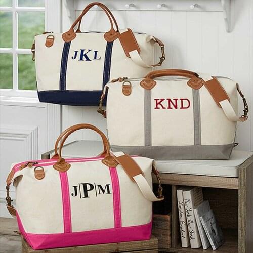 Canvas Women Travel Bags Extra Large Capacity Travel Duffel Hand Luggage Bag Multifunction Bridesmaid Gift weekender Bag