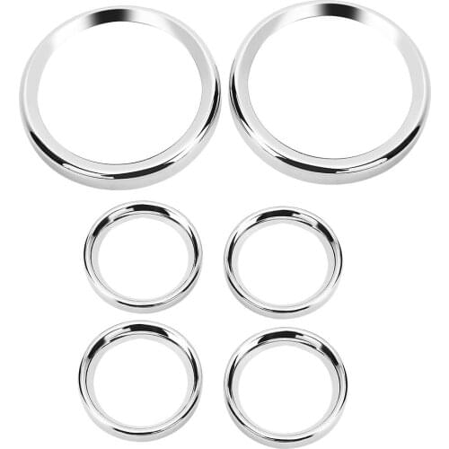 Chrome Speedometer Bezel Covers For Harley Electra Glide Street Glide Road Glide Touring FLTR FLHX 86-13