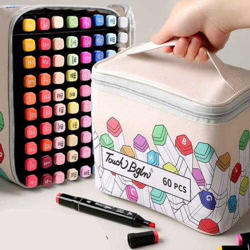 Sketching markers 30/40/60/80/168 Marker Pen Brush Dual Headed Watercolor Sketch for drawing paint manga art supplies colores