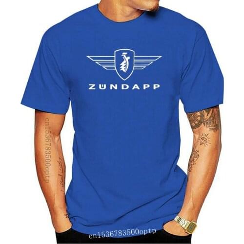 Fashion Brand Men T-Shirt Solid Color Short Sleeve Tshirt T-Shirt Logo Zundapp Moto Vintage Biker Motard Shirt