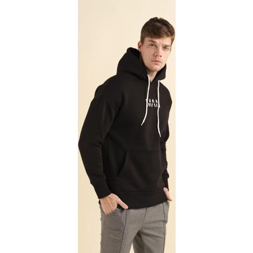 Crash Man Oversize Hooded Fleece Sweatshirt