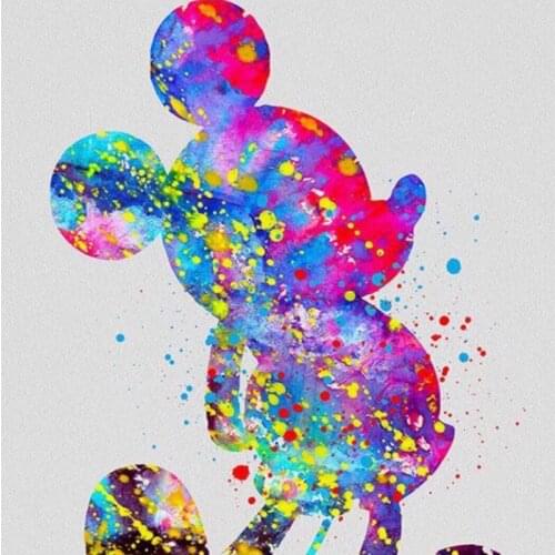 5D Disney DIY Diamond Painting Mickey Mouse Cartoon Cross Stitch Kits Diamond Mosaic Embroidery Home Decor
