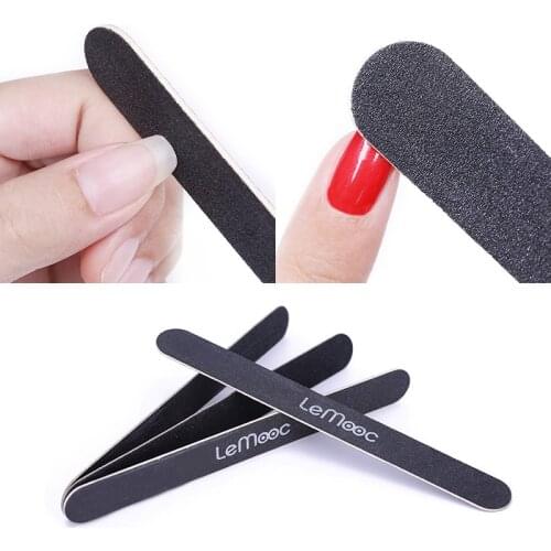 LEMOOC 10/5/1Pcs/Lot Nail File 100/180 Nail Art Sanding Buffer Block Pedicure Buffing Polish Beauty Professional Tools
