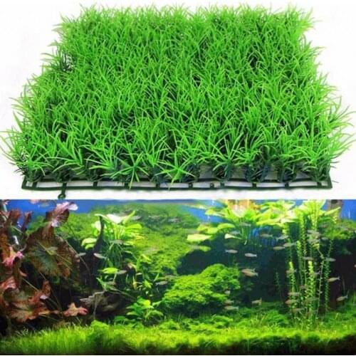 Plastic Artificial Aquarium Grass Lawn Ornaments Decoration Aquatic Decorative Plant Fish Tank Accessories Decor