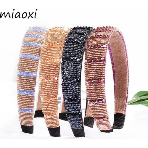 New Fashion Hairband Headband For Women Fashion Turban Drill Hair Band Bee Pattern Print Hair Accessories