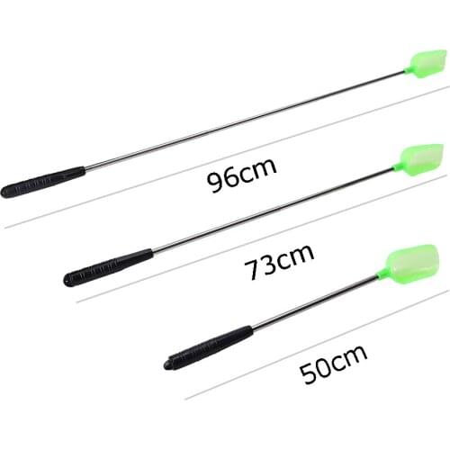 Adjustable Baiting Throwing Spoon Stick and Handle for Boilies Spod Mix Particles Terminal Fishing Bait Tackle Tool